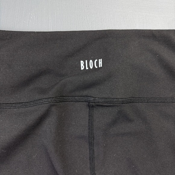 Bloch Leggings Women's Medium Black Stretch Training Athletic Dance Workout Yoga - Picture 7 of 9